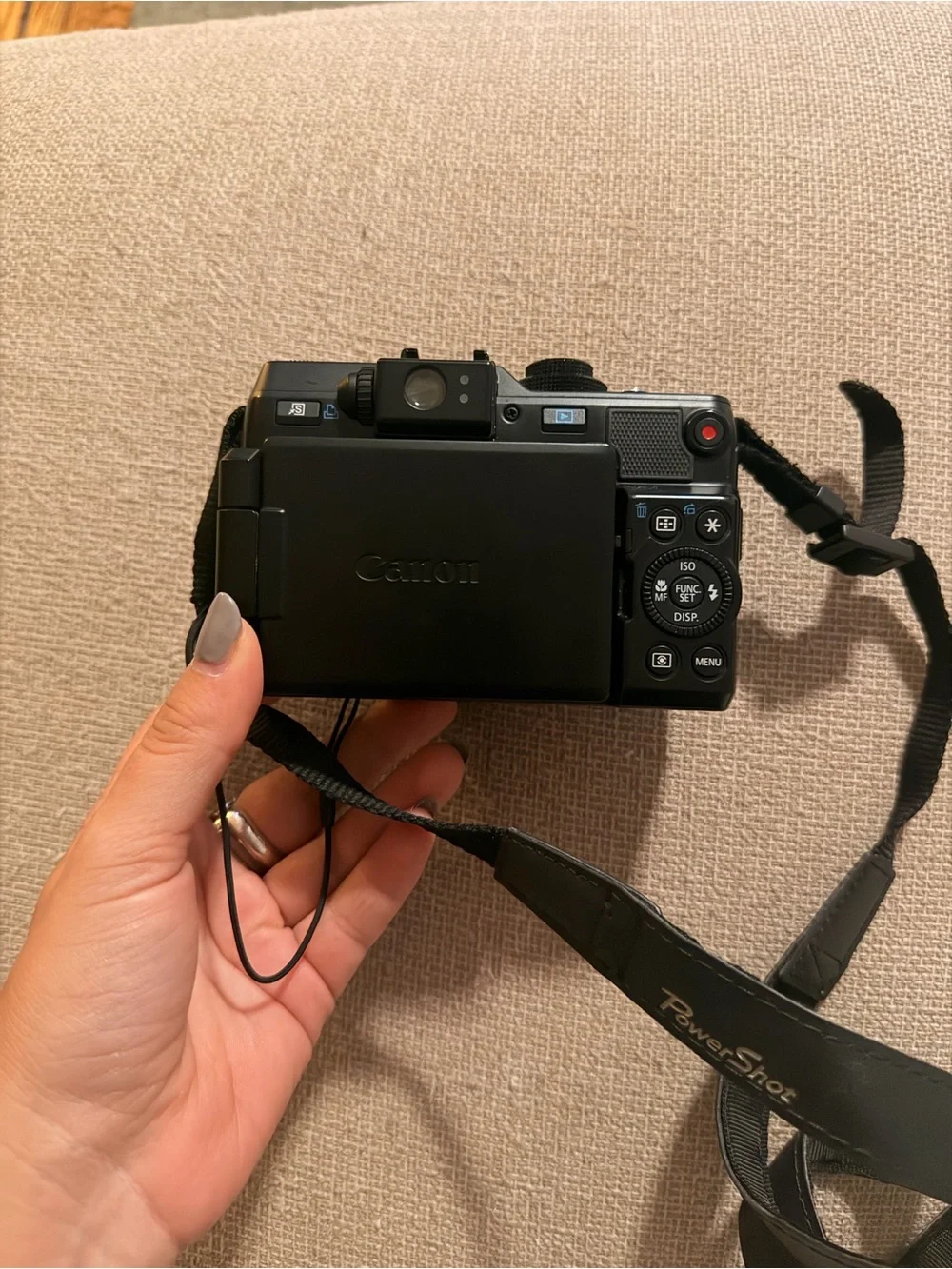 Canon G1 X Digital Camera in Black with Strap
